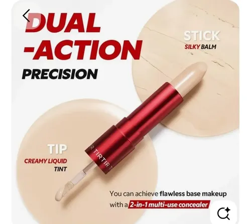 Corrector Duo Tirtir Piel 1000! Borra Ojeras Y Manchas 3.5w