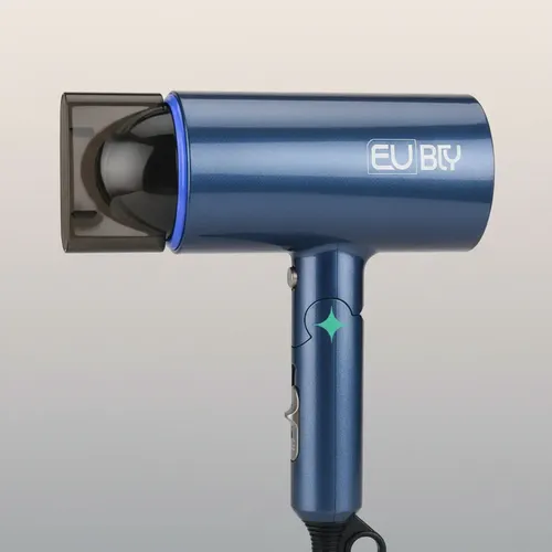 Secador De Pelo Portátil Eurobeauty Plegable 1400w Secado Rapido 3 Velocidades Azul