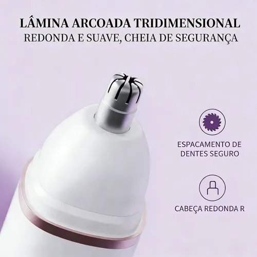 Afeitadora Mini Dual Sin Dolor Portátil Rosa