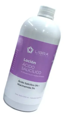 Locion Acido Salicillico 2% Niacinamida 3% 250ml Libra Local