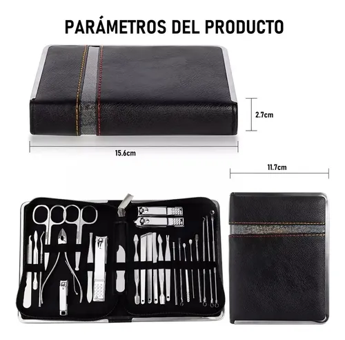 Calidad Superior Set De Manicura Pedicura Pies Manos Acero