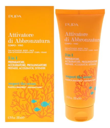 Autobronceador Pupa Milano, Activador De Bronceado 3 En 1, 2