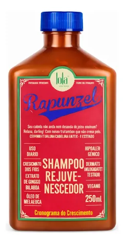 Shampoo Rejuvenecedor Rapunzel Lola Cosmetics X250ml