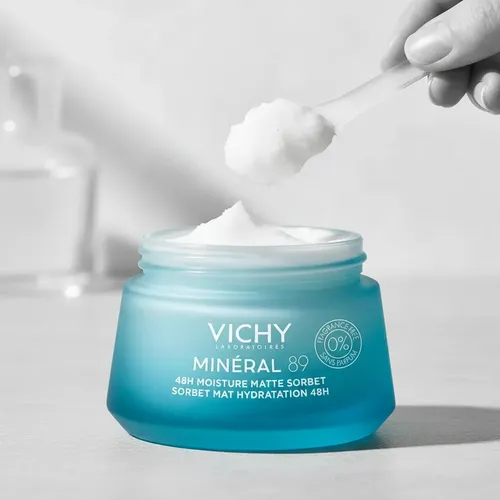 Vichy Mineral 89 48h Moisture Matte Sorbet Gel Hidratante X