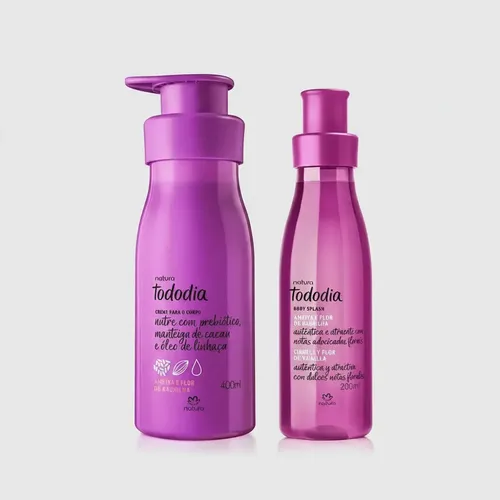 Hidratante + Body Splash Ciruela y Flor de Vainilla Natura