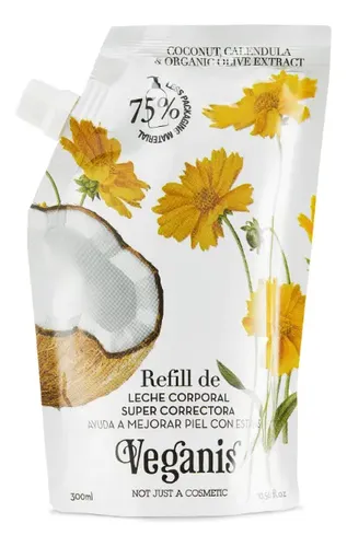 VEGANIS Doypack Leche Super Correctora Coco Y Caléndula
