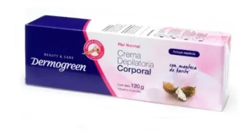 Crema Depilatoria Corporal Dermogreen Con Karite 120g