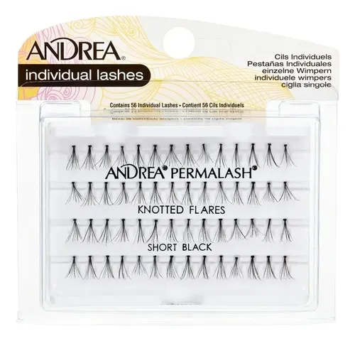 Kit Extensiones De Pestañas Individuales Anudadas Andrea Tipo Short-corto