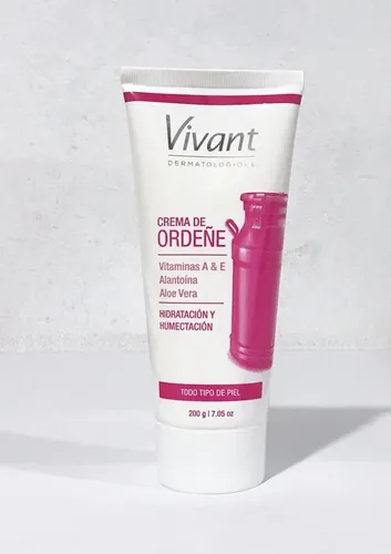 Crema De Ordeñe Vivant Con Vitamina A & E X200g