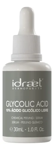 Gel Acido Glicolico 10% Peeling Anti Arrugas Manchas Idraet 30g