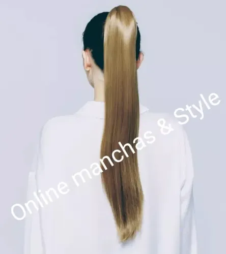 * Extensión Pelo Broche Cola Ponytail Lacio 62cm /#27