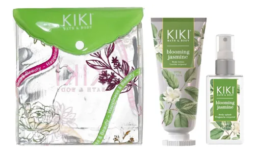 Kiki Locion Splash Set Corporal Bloomng Jasmin Sensual Gift