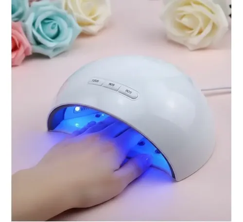 Cabina Led Uv Z6 36w 12leds Para Uñas Gel Semipermanente