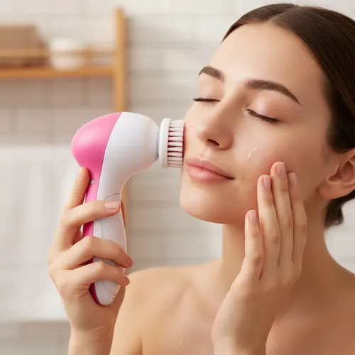 Cepillo Facial Masajeador Exfoliante Limpieza 5 En 1 A Pilas