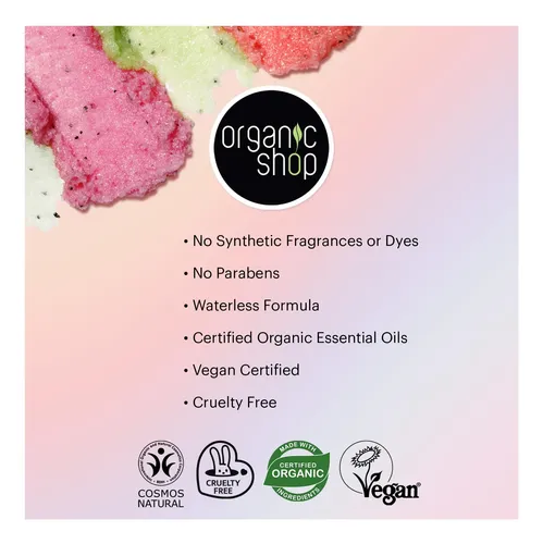 Exfoliante Corporal Organic Shop Azúcar De Naranja 250 Ml