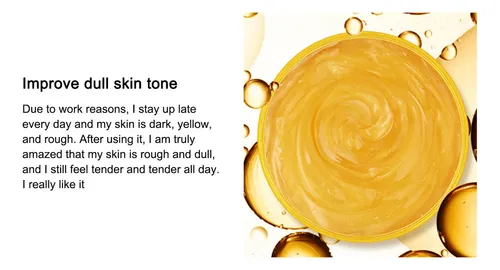 Mascarilla Facial 24k Piel Muerta Eliminación Hidratante Oro