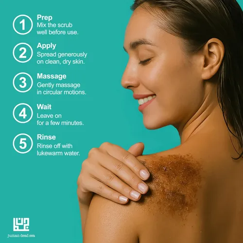 Exfoliante Corporal Juman 325g Café Y Minerales Del Mar Mue