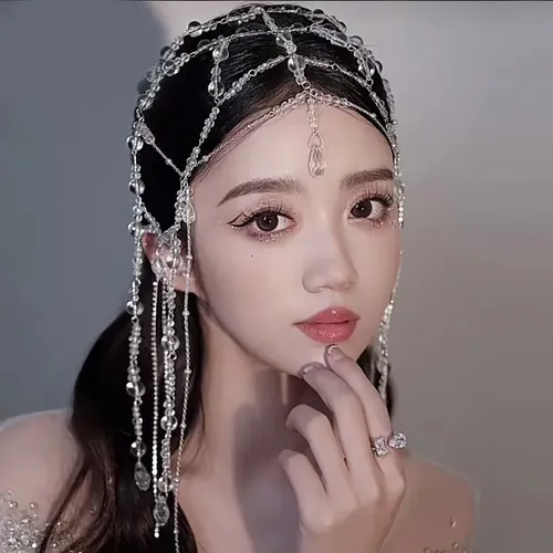 Accesorios For El Cabello Elegante Tocado Con Forma De Gota