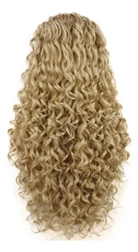 Cabello Meiyite Rizado Largo 26 Pulgadas De Tres Tono Mezcla