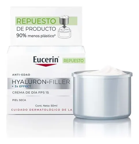 Eucerin Hyaluron Filler Repuesto Crema Facial Dí­a Piel Seca