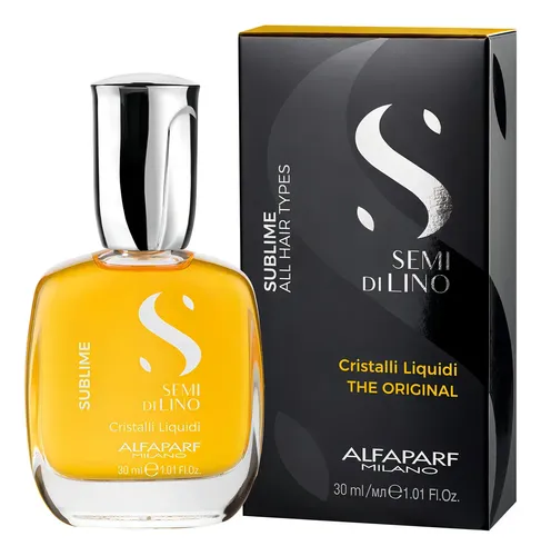 Aceite Alfaparf Cristal líquido 30ml Semi Di Lino