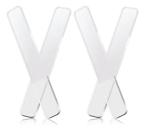 2 X Abrillantador De Uñas De Cristal, Limas De Cristal Cryst