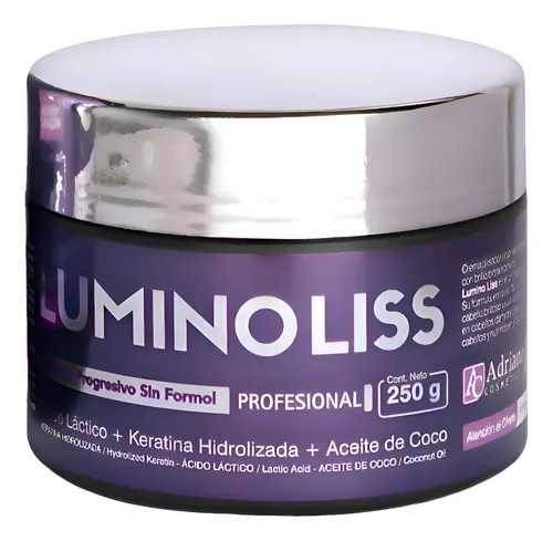 Luminoliss Alisado Progresivo Sin Formol 250 Ml