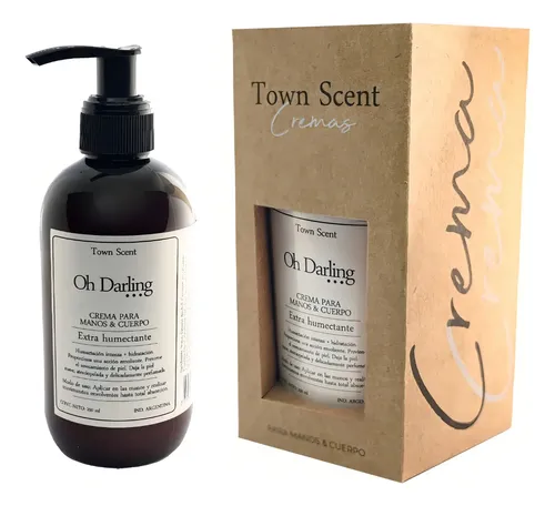 Crema Humectante Para Manos Y Cuerpo Town Scent Oh Darling