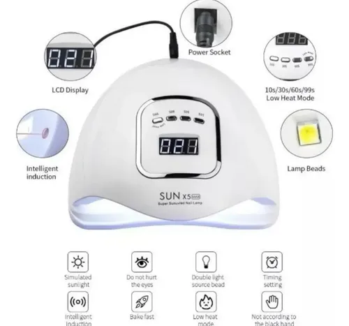 Cabina Uñas Sun X5 Max Uv/led 120w