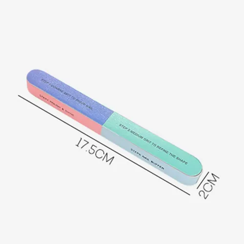 A Lima De Uñas De Seis Caras, 6.9 Pulgadas, Acabado Liso A