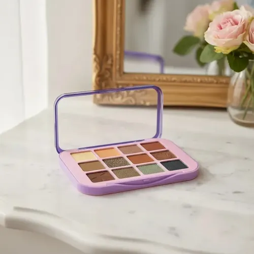 Paleta Sombras De Ojos 12 Colores Mate Brillante Veoquiero