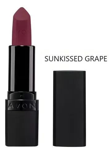 Lápiz Labial En Barra Ultra Matte Avon – Color Sunkissed Grape