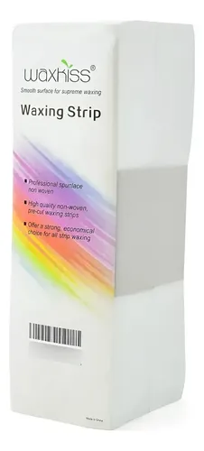Cintas De Cera No Tejidas Waxkiss 200 Pcs 6.86×20.07 Cm