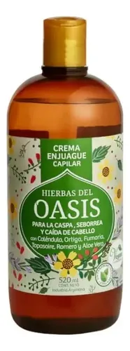 Acondicionador para caspa, caída y seborrea Oasis, sin parabenos – Apto veganos