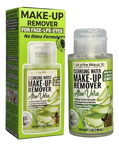 Agua Removedora Maquillaje Aloe Vera Limpia Poros 300 Ml