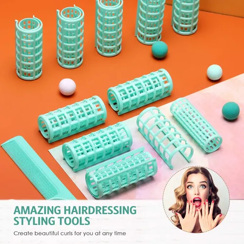 Hair Roller Syhood, 20 Unidades, Rizadores De Pelo De Plásti