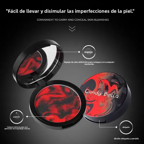 Base Polvo Textura Gel Sin Ceniza Control Aceite Efecto Mate