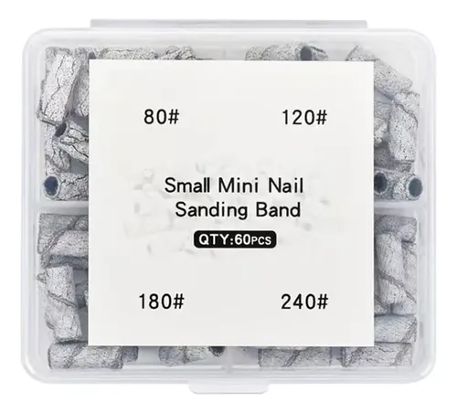 Juego De Limas Para Uñas Professional Sding Bands De Grano 8