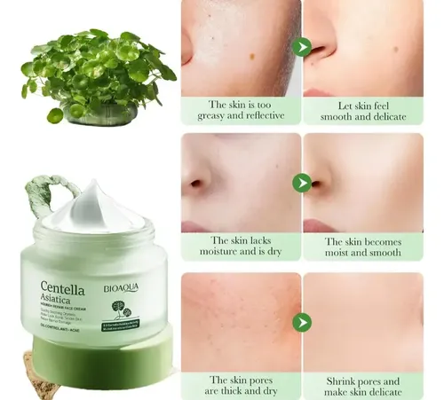 Crema Facial Reparadora De Centella Asiatica 50 G Bioaqua