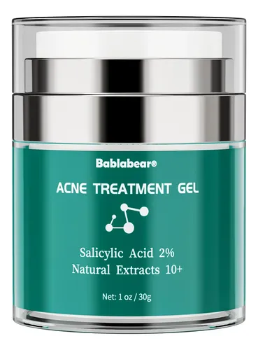 Crema Tratante Para Acné Bablabear Ácido Salicílico 2% 30 G