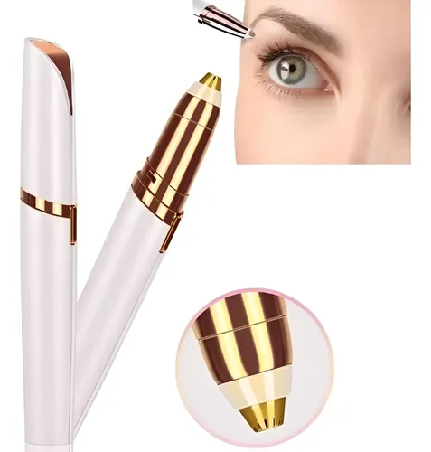 Depiladora eléctrica de cejas Flawless en color blanco