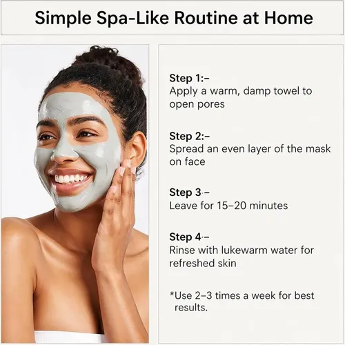 Mascarilla Facial De Barro Del Mar Muerto Con Niacinamida Y