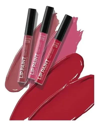 Avon Labial Líquido Lip Paint Matte Ultra Hidratante Acabado Mate Color Honey love