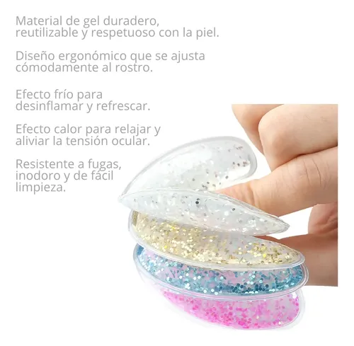 Pack X5 Pares Parches Gel Ojeras Reutilizables Reafirmantes