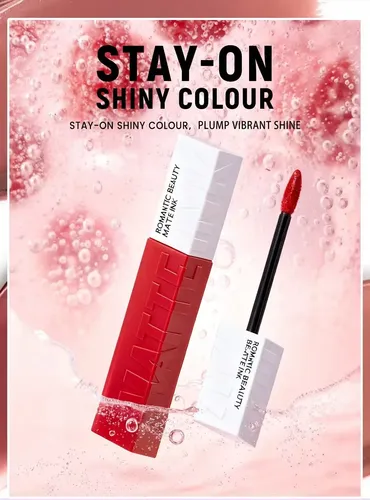 Labial Líquido Romantic Beauty Matte Ink Tinta Larga Duració