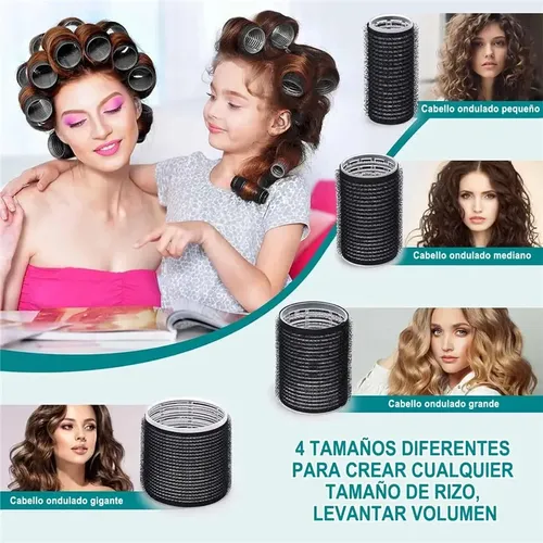 42 Tubos Para Rizar Cabello Abrazadera Plástica Para Cabello