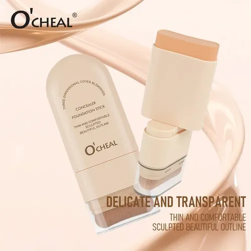 Base En Barra Ocheal Stick Con Brocha Cobertura Natural