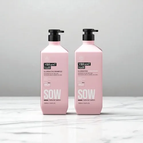 Sow Vibrant Illuminating  Shampoo + Acondicionador X 1000ml