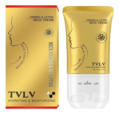 Crema Reafirmante Cuello Tvlv 120g Con Masajeador Todo Tipo