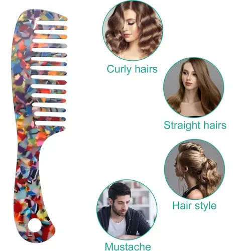 Peine Dientes Anchos Vocoste Antiestático Para Cabello